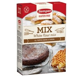 Brødmix Hvid Glutenfri 500gr Semper