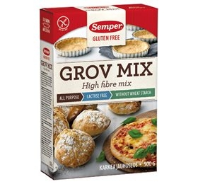 Brødmix Grov Glutenfri 500gr Semper