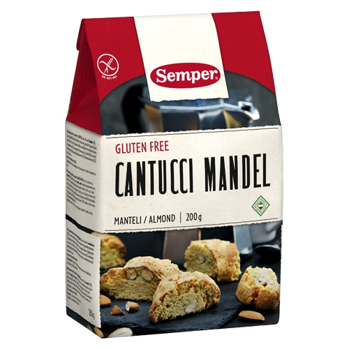 Småkager m.mandel glutenfri 200gr Semper thumbnail