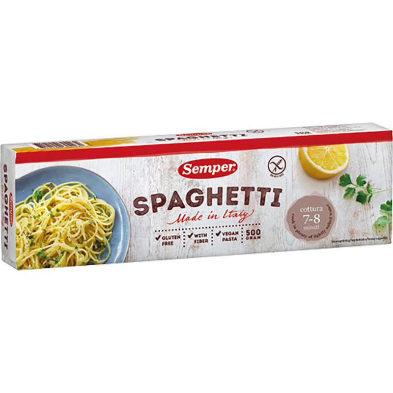 Spaghetti Glutenfri 500gr Semper