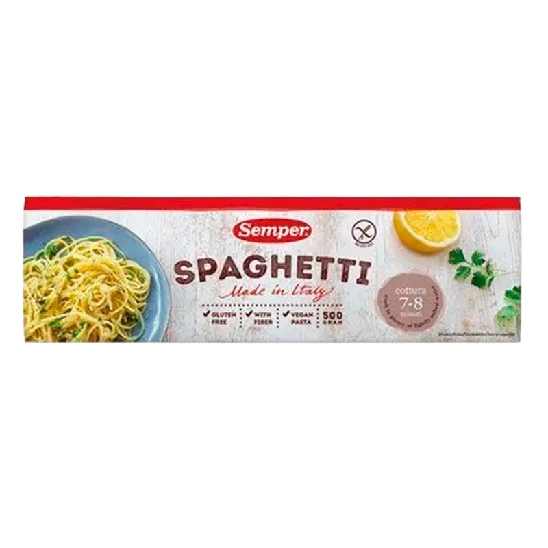 Spaghetti glutenfri 500gr Semper thumbnail