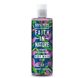 Shower Gel Lavendel 400ml Fra Faith In Nature