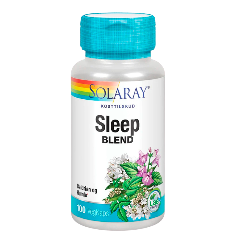 Se Sleep blend 100kap fra Solaray hos Helsehelse.dk