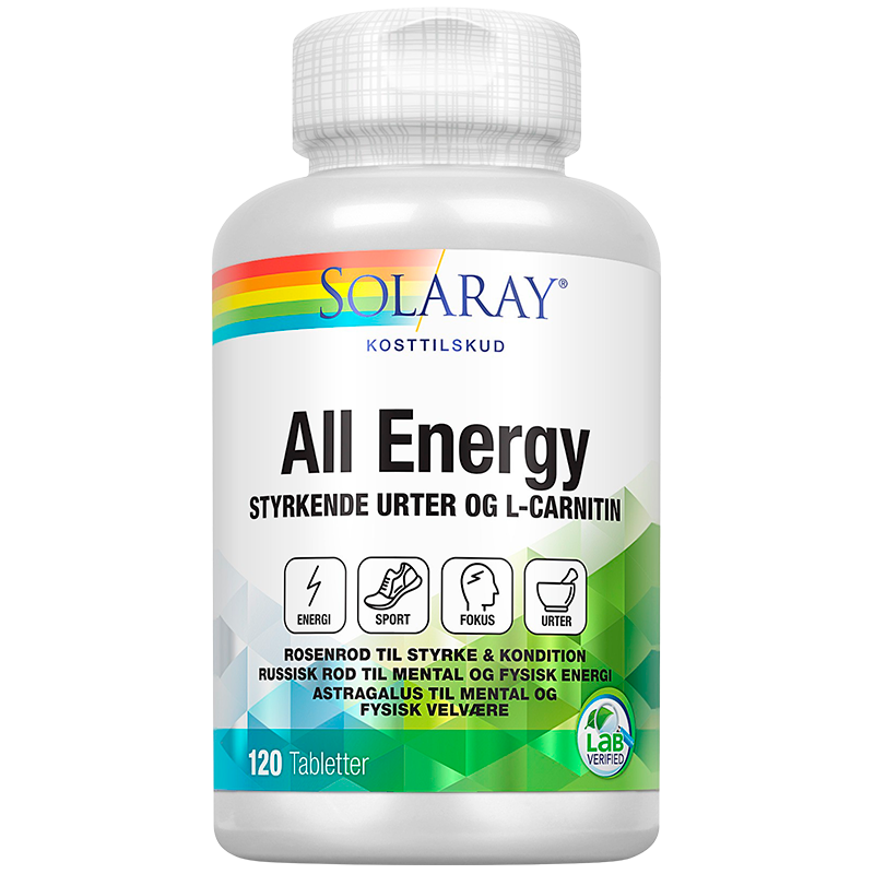 All Energy 120 Tab Fra Solaray