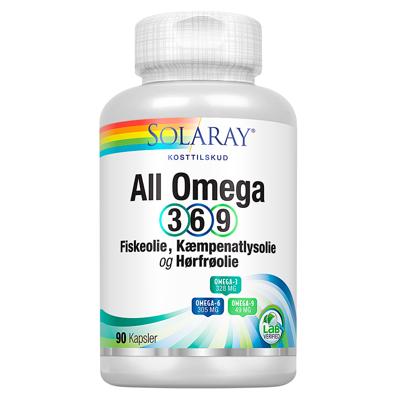 Billede af All Omega 3-6-9 90 kap fra Solaray