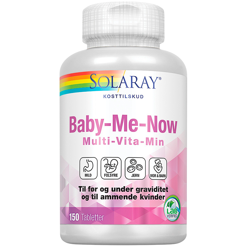 Baby-Me-Now - 150 Tabletter Fra Solaray