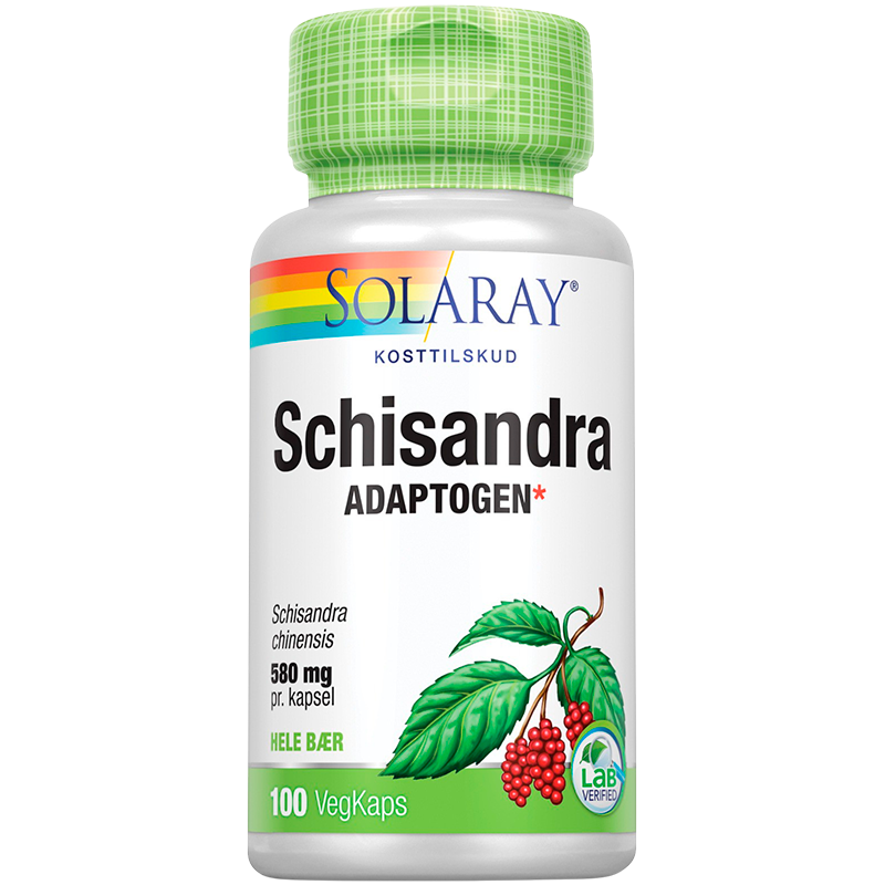 Schizandra 580 Mg 100 Kap Fra Solaray