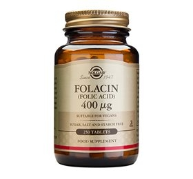 Folinsyre (Folacin) 400 mcg 250 tab fra Solgar Nordic thumbnail