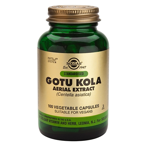 Gotu Kola 100mg 100 Kap Fra Solgar