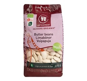 Butter Beans Økologisk 275 Gr Fra Urtekram