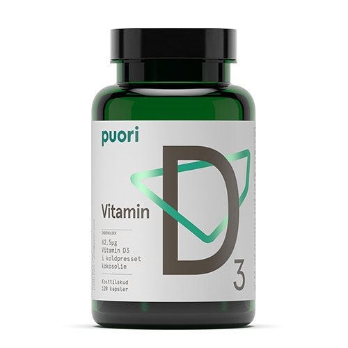 Vitamin D3 120 Kapsler Fra Purepharma